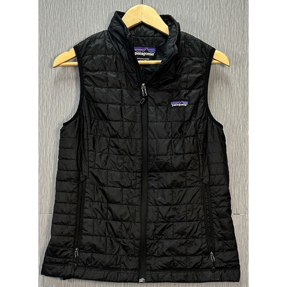 Patagonia Jackets & Blazers - Patagonia Nano Puff Quilted Primaloft Ultralight Vest Womens Medium Black